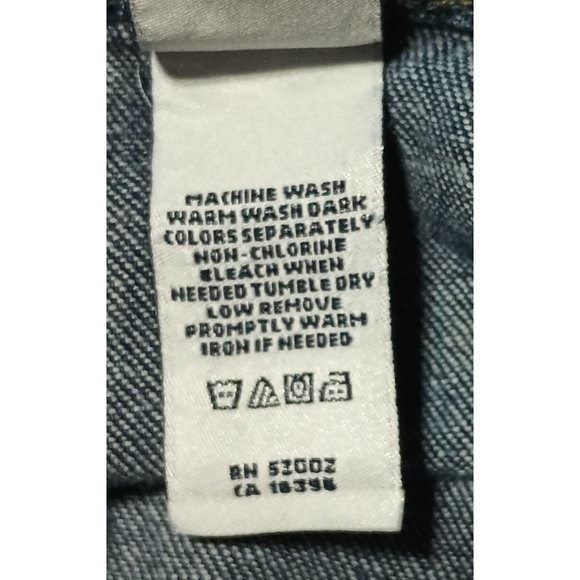 Liz Claiborne Jeans Womens Size 12 Trouser Fit Blue Denim - Picture 8 of 13